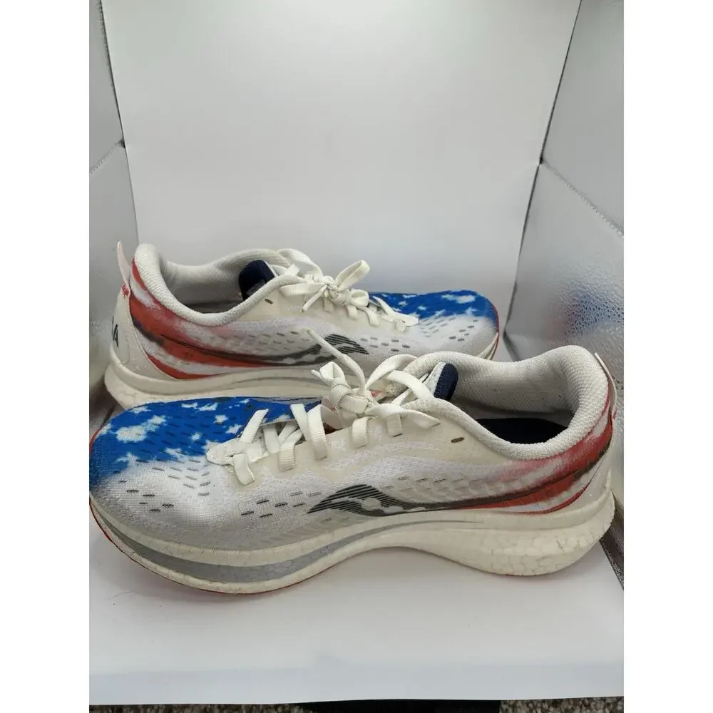 Saucony Endorphin Speed 2 Womens 8.5 USA Stars Stripes Running Shoes Sneakers